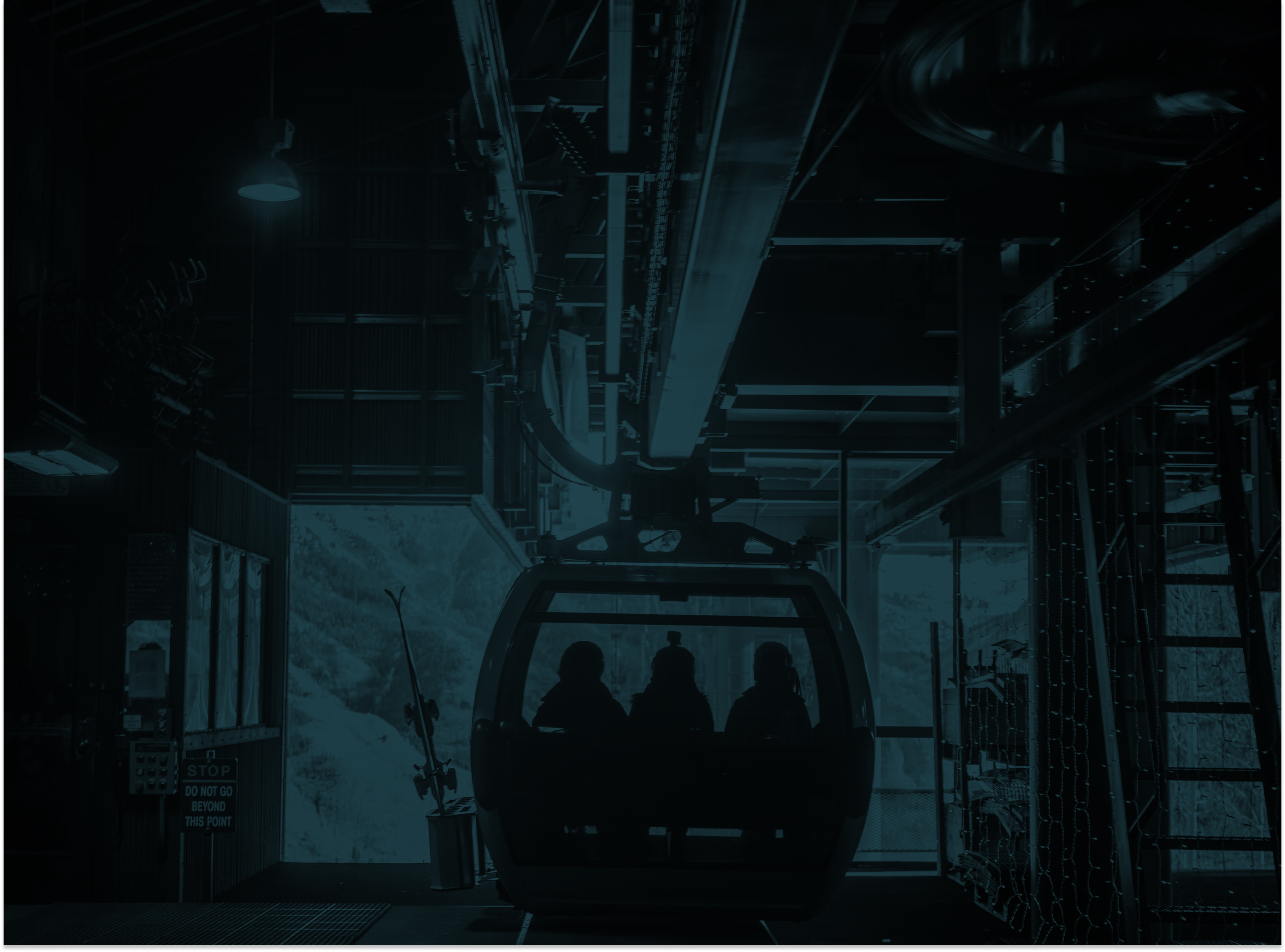 Gondola view from the back